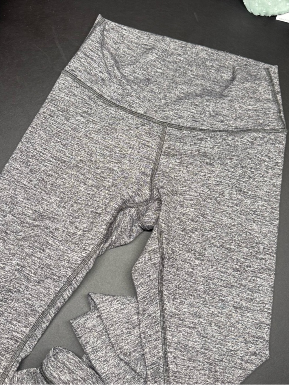 lululemon athletica Heather Gray High-Rise Seamless Leggings - Picture 3 of 5